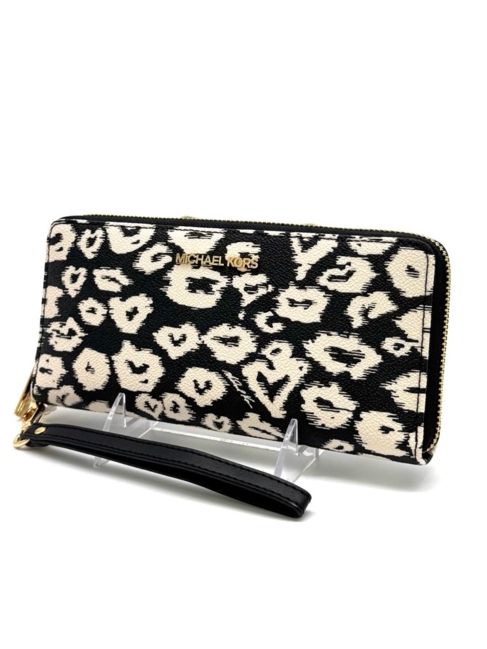 Michael Kors Large Continental Wallet Black Multi